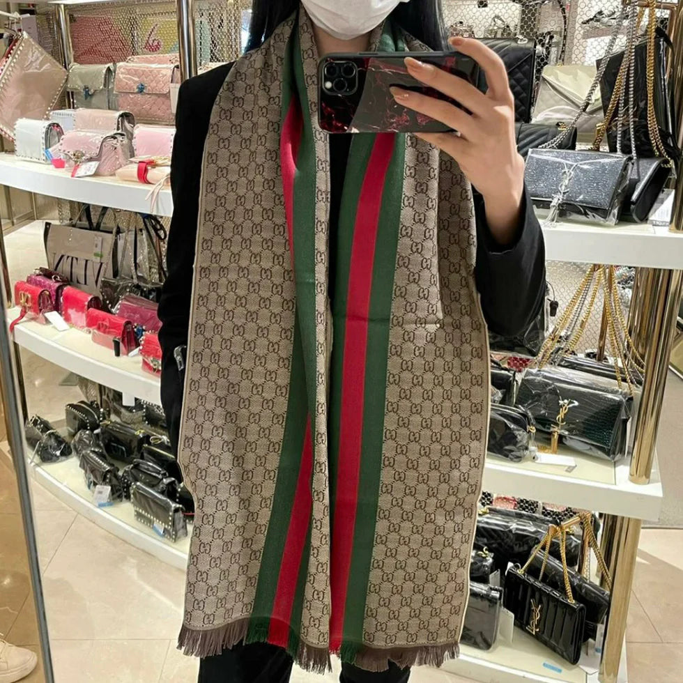 Unisex Double G Wool Scarf 1025110307