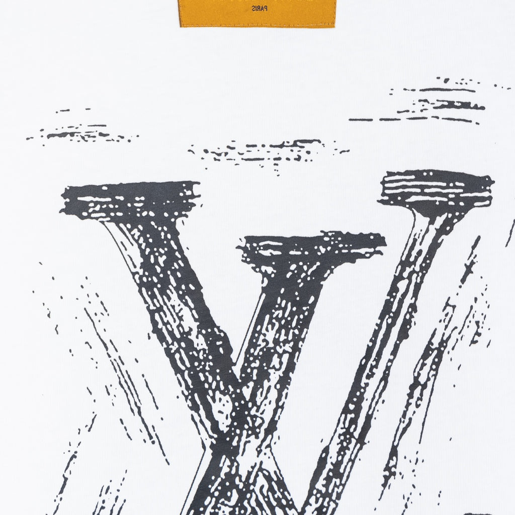 VV Front and back letter print T-shirt 1824103105