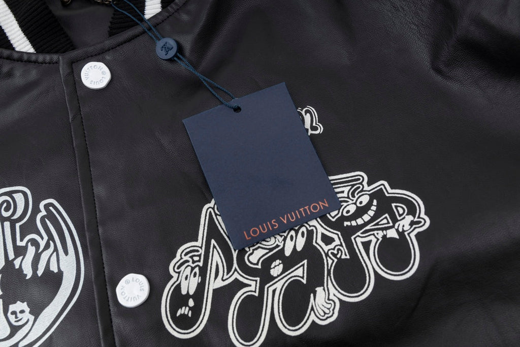 Wool and leather baseball jacket XC0823092606