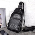 New Fashion Versatile Cowhide Chest Bag 1023121517