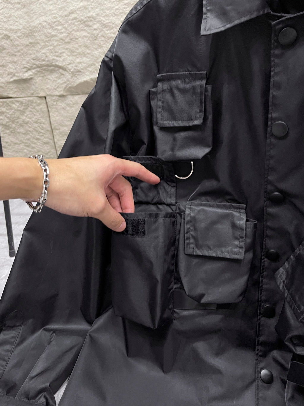 PRD 24SS Multi-Pocket Nylon Cargo Jacket 1824091808