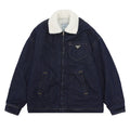 PR Denim lapel jacket 1824102506