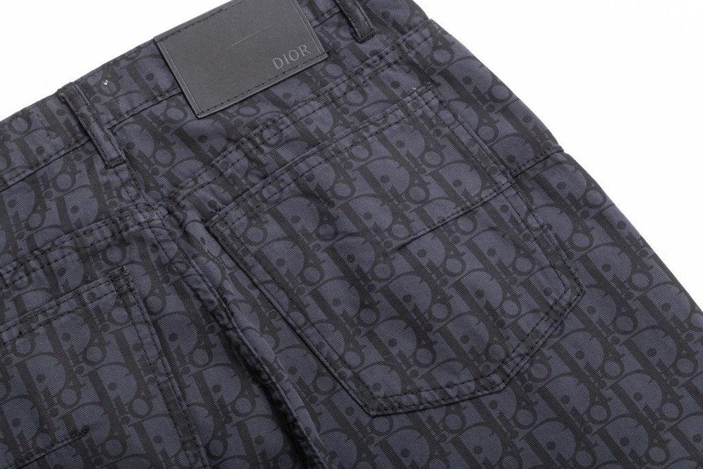 DD Unisex all-over printed jacquard jeans and trousers 1824101101