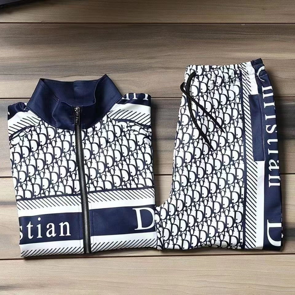 New fashion men's color sports suit