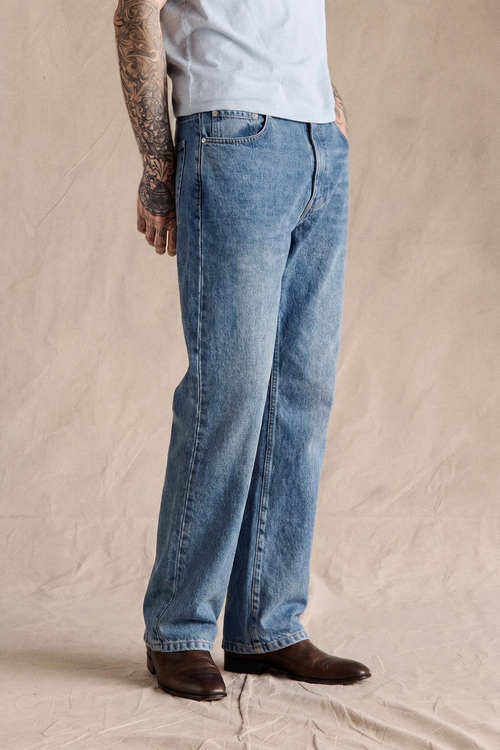 Alain Straight Jeans | Light Blue