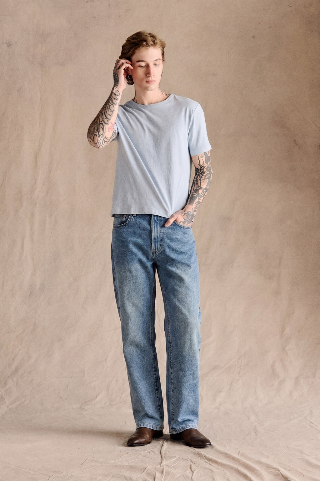 Alain Straight Jeans | Light Blue