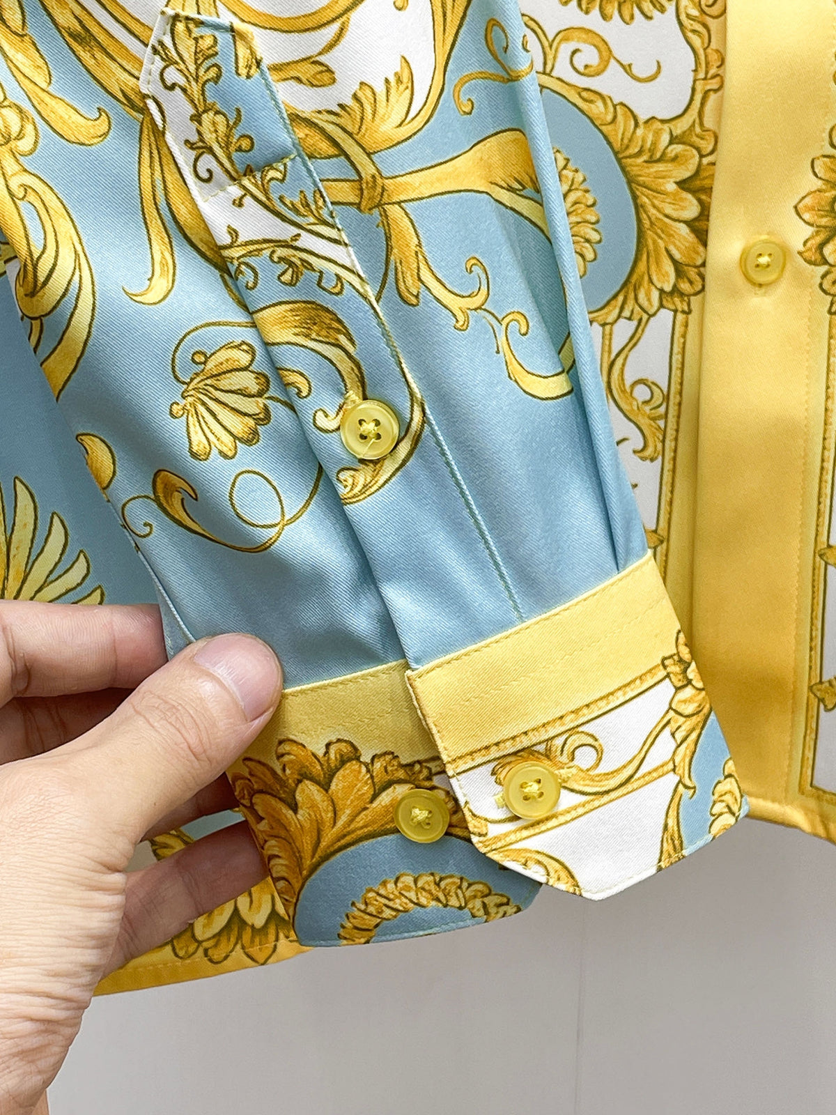 VS Printed Silk Twill Shirt 1826052806