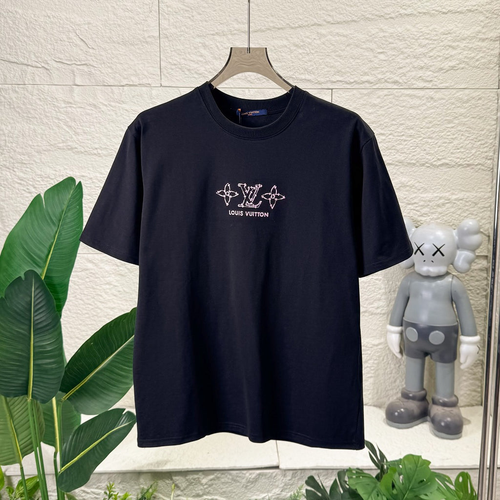 VV Embroidery letters T-shirt 1825060603