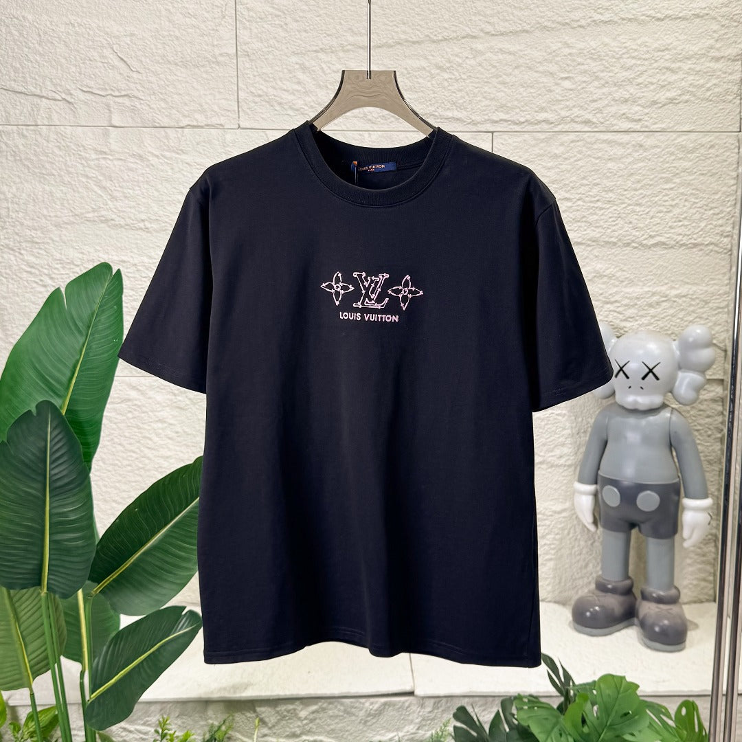 VV Embroidery letters T-shirt 1825060603