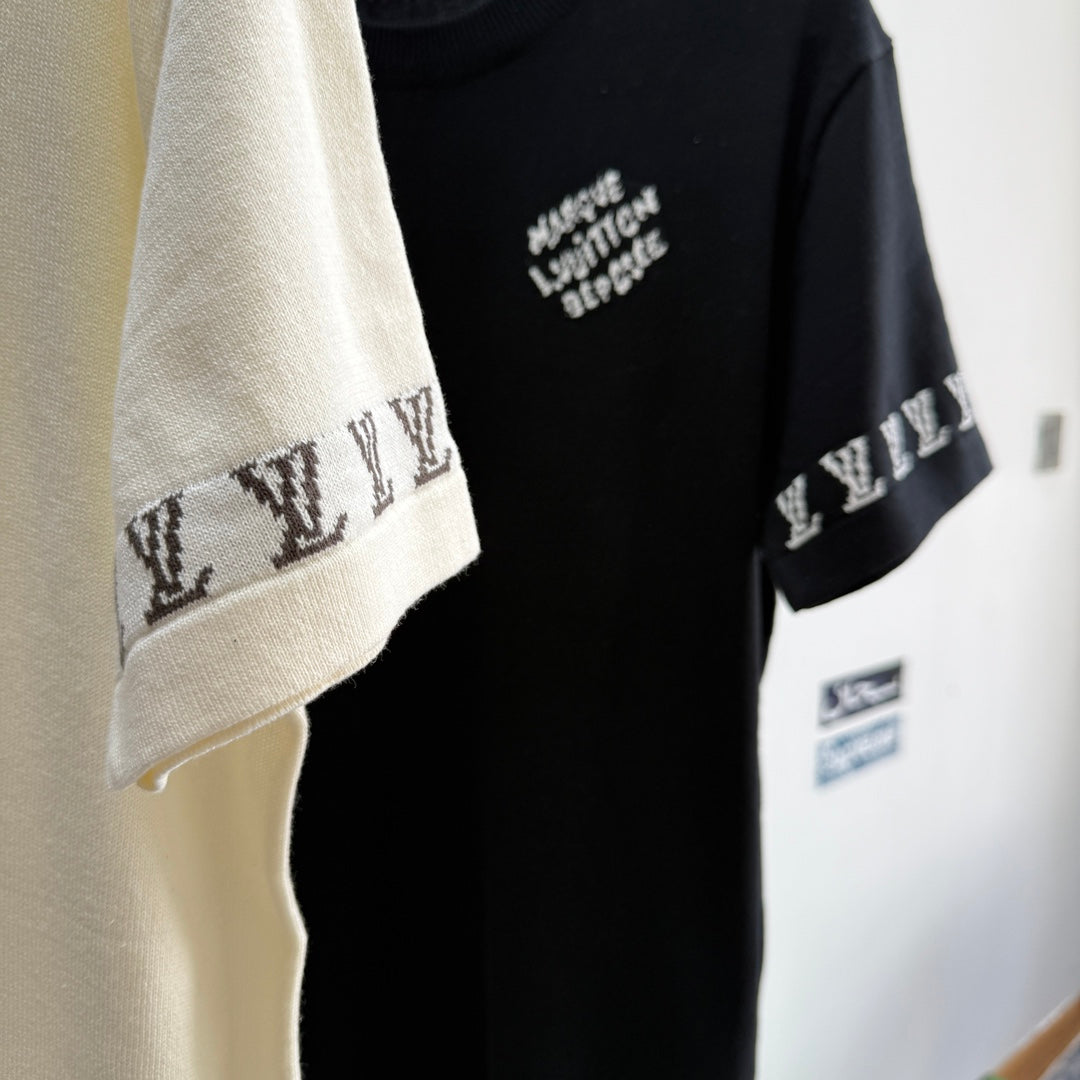 VV  Knitted short-sleeved T-shirt unisex 1825052209