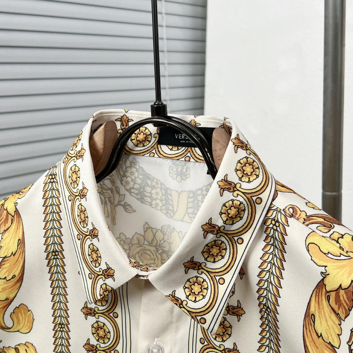 VS Printed Silk Twill Shirt 1826052810