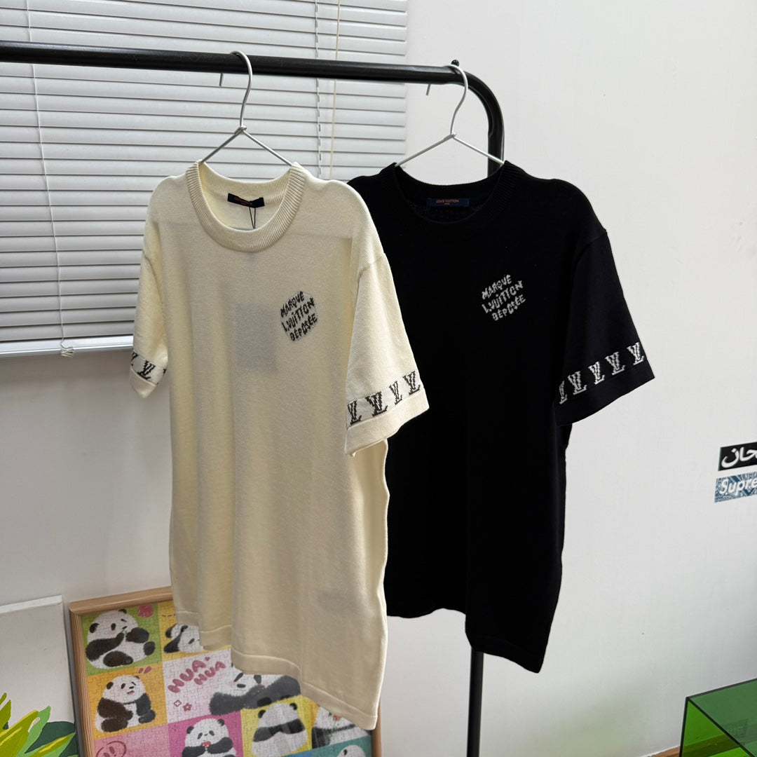 VV  Knitted short-sleeved T-shirt unisex 1825052209