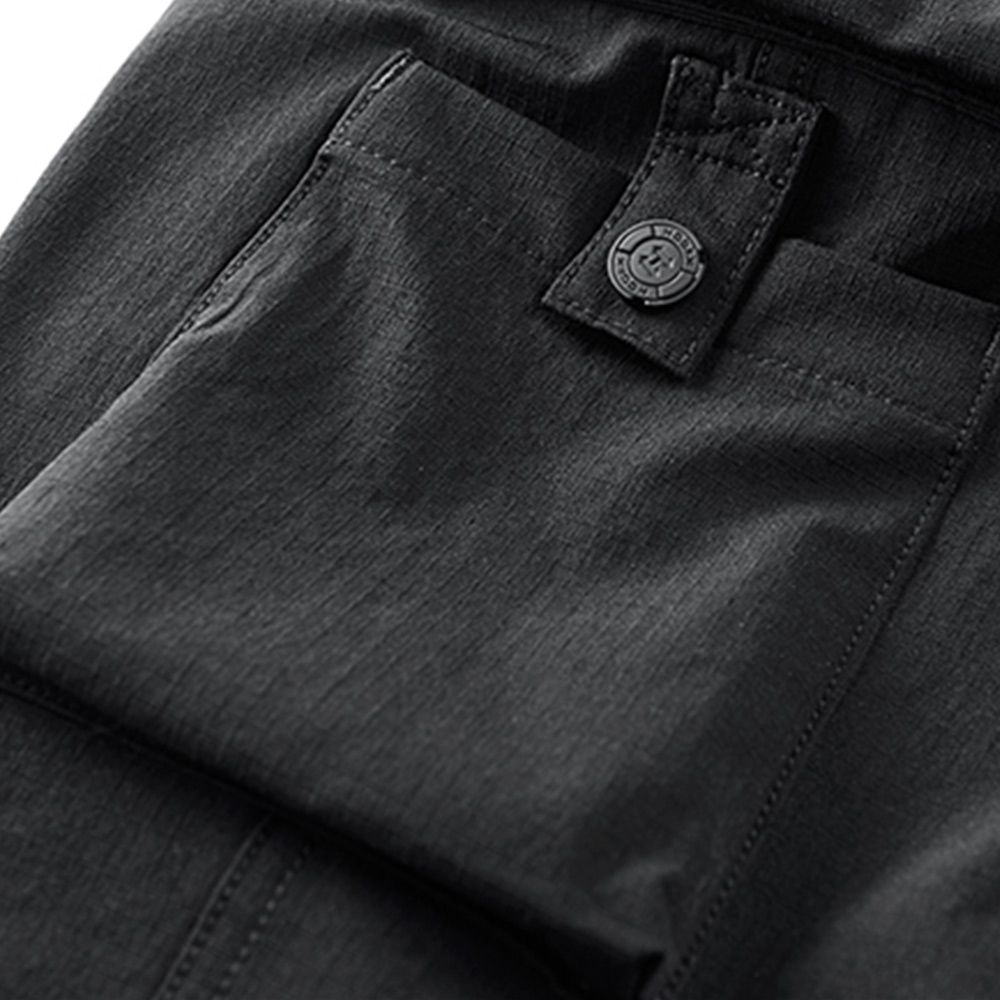 防水・耐引裂　取り外し可能なグログランテープ付き パラシュートパンツ