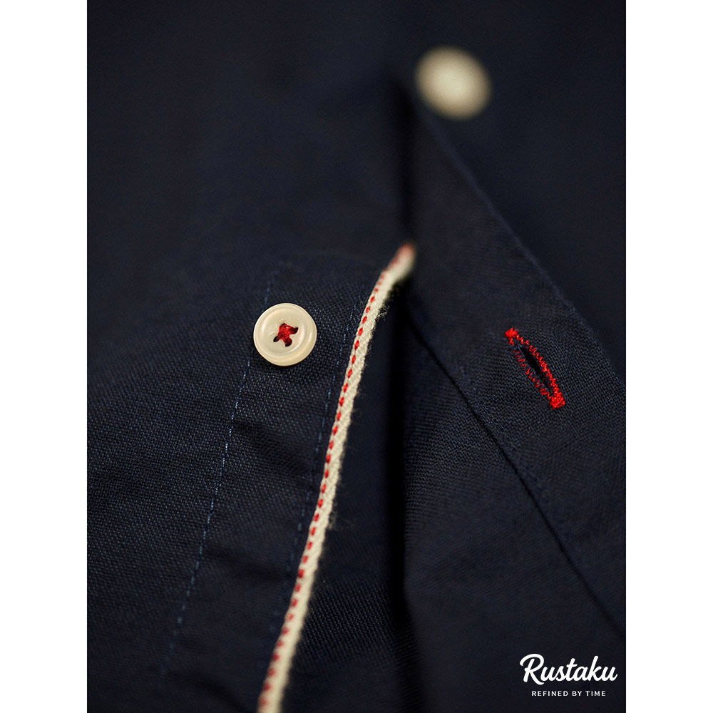 スエード調エルボーパッチ　オックスフォードシャツ