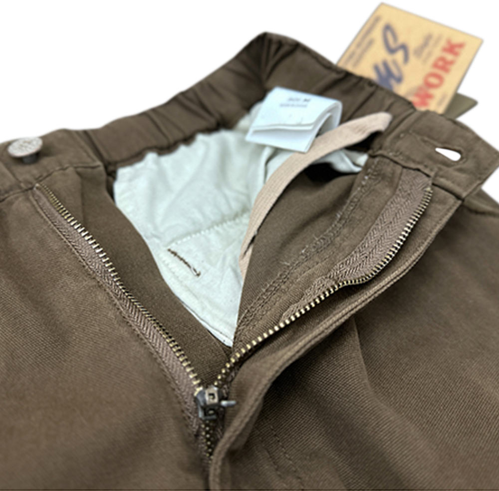 アメカジ　花鳥刺繍パッチワークカーゴパンツ