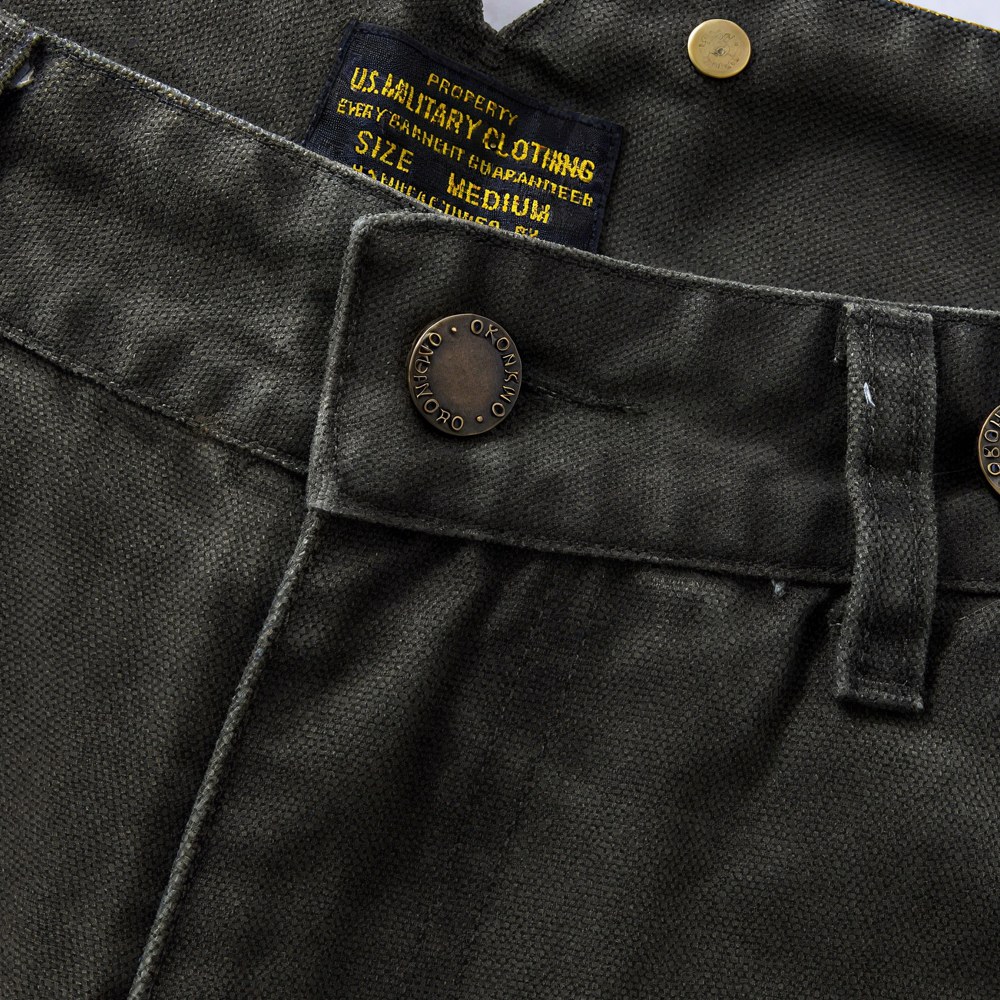 12ozヘビーウェイト2wayレイルロードパンツ