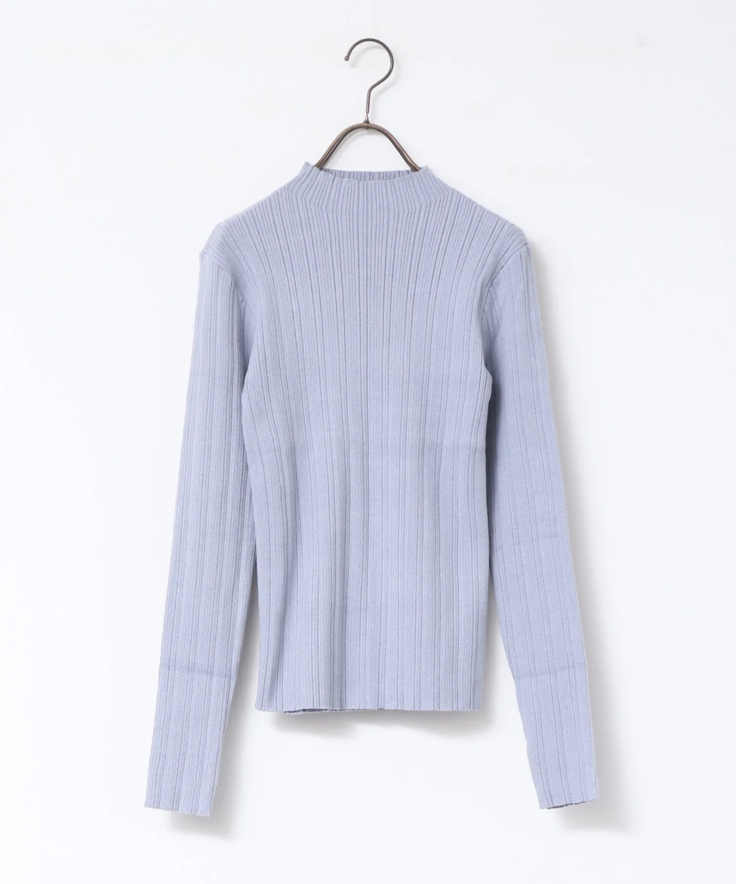 【静電気防止】やわもちヤーン ランダムリブニット