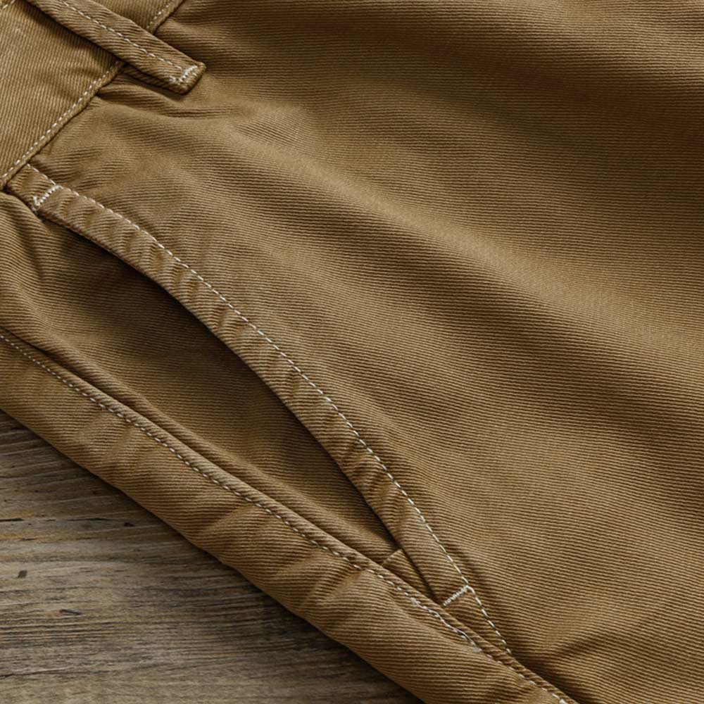 アメカジ　 超長綿ツイルチノパンツ